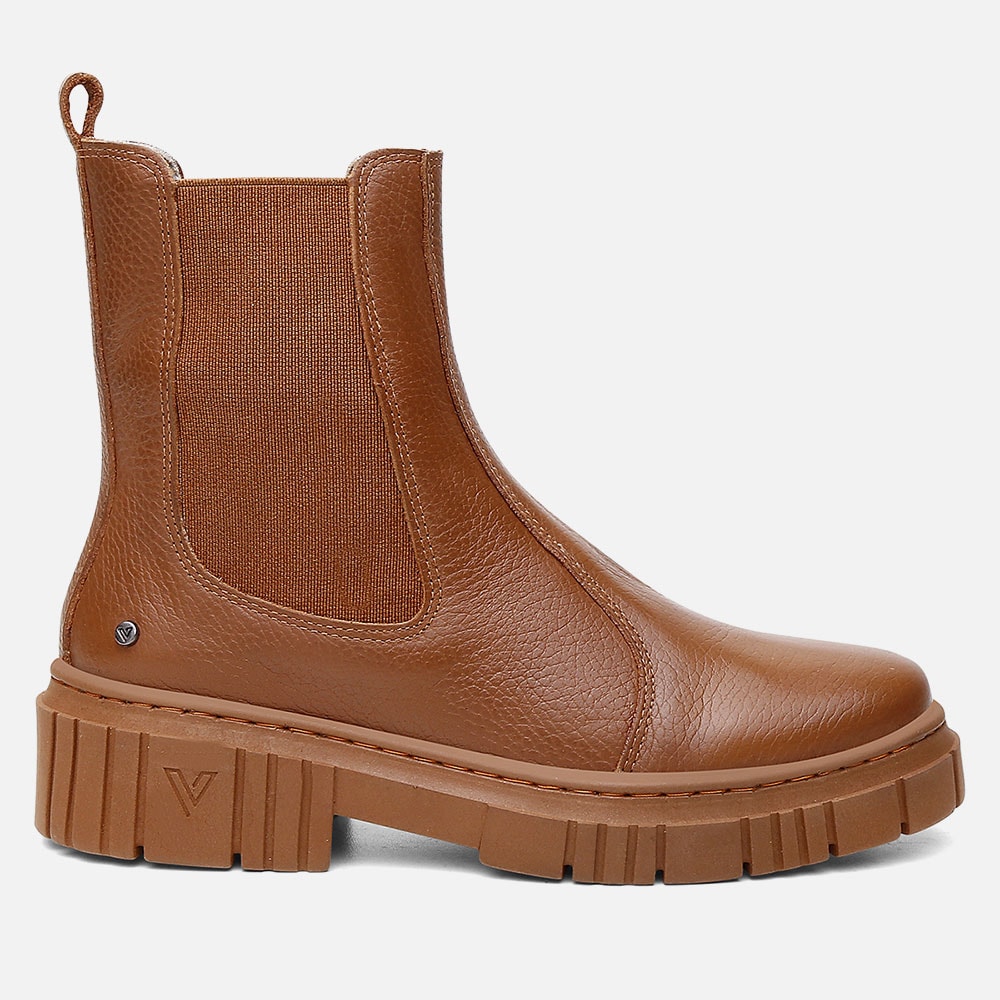 Bota de couro fashion cede