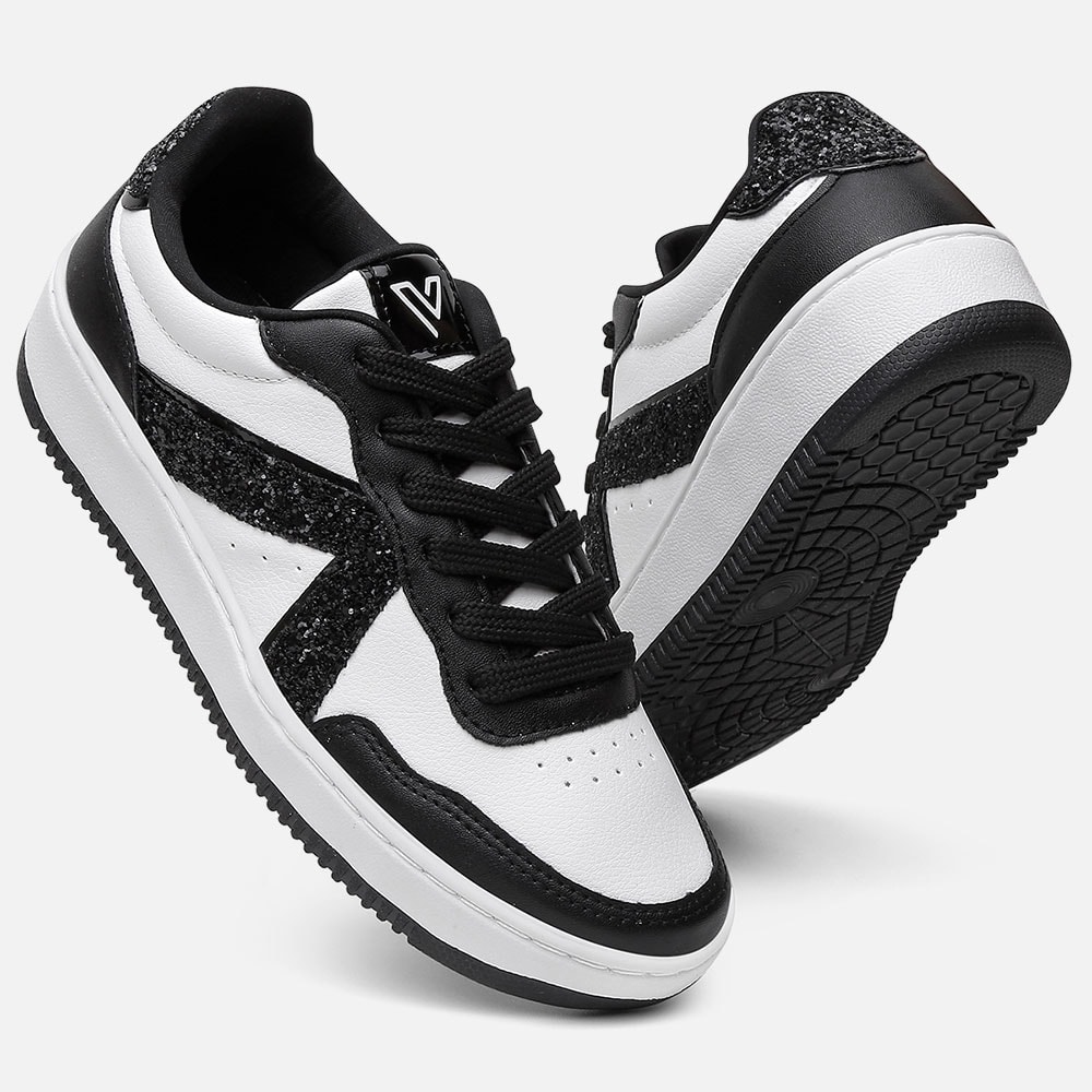 Tenis branco ou preto feminino shops